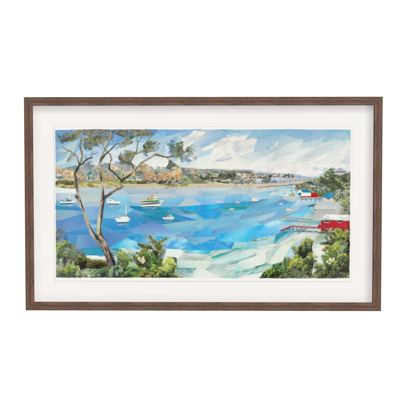 Boats in the sunshine bay