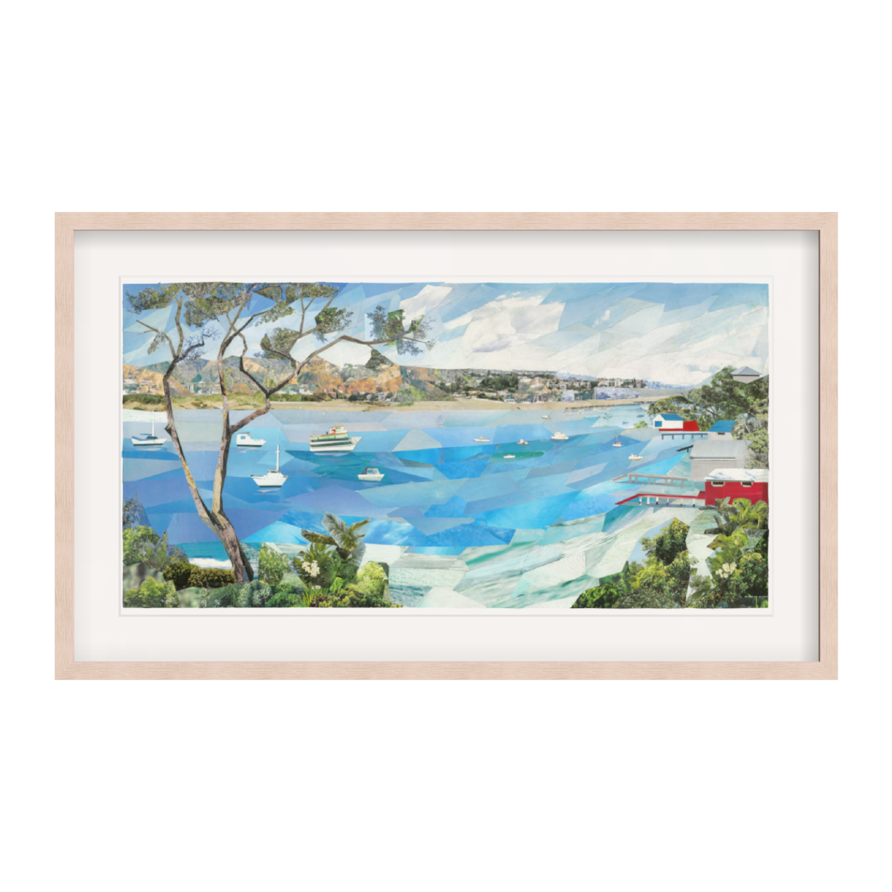 Boats in the sunshine bay