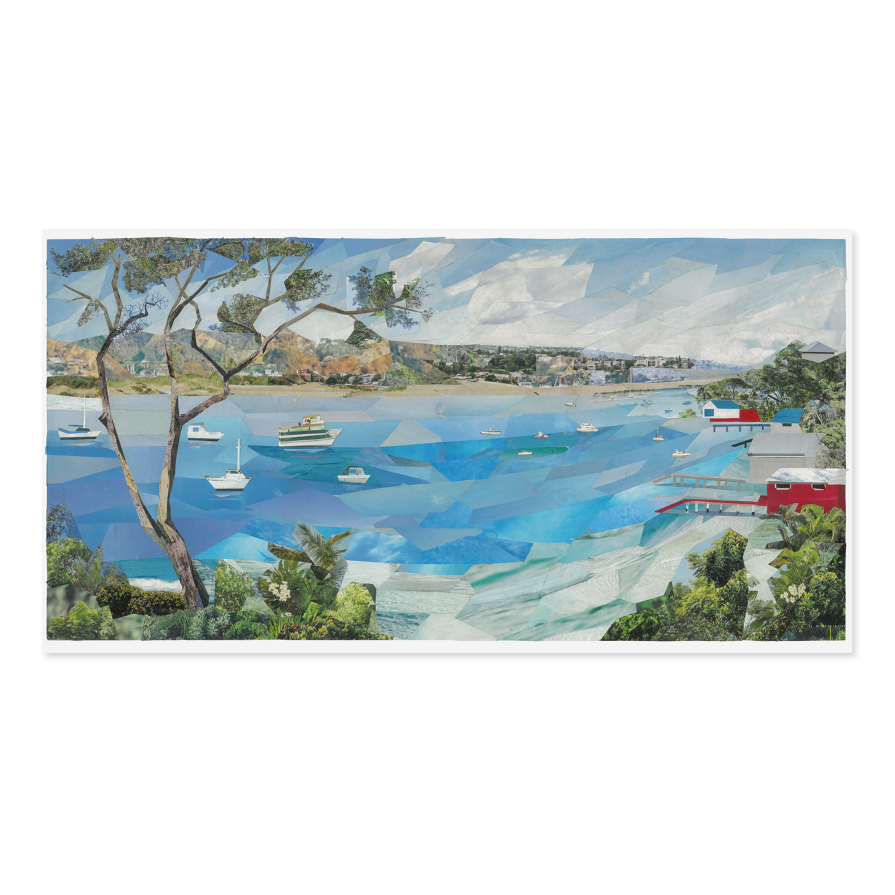 Boats in the sunshine bay